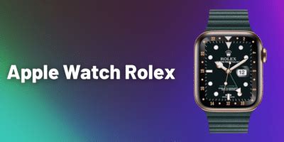 Cómo tener la esfera Rolex en el Apple Watch .